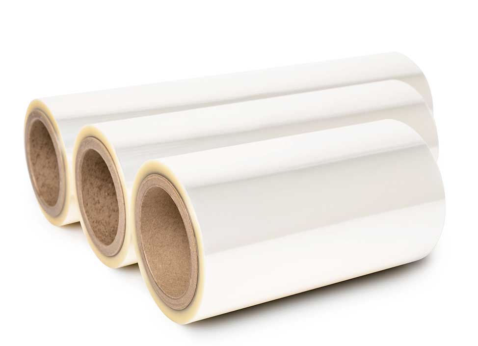 white bopp film