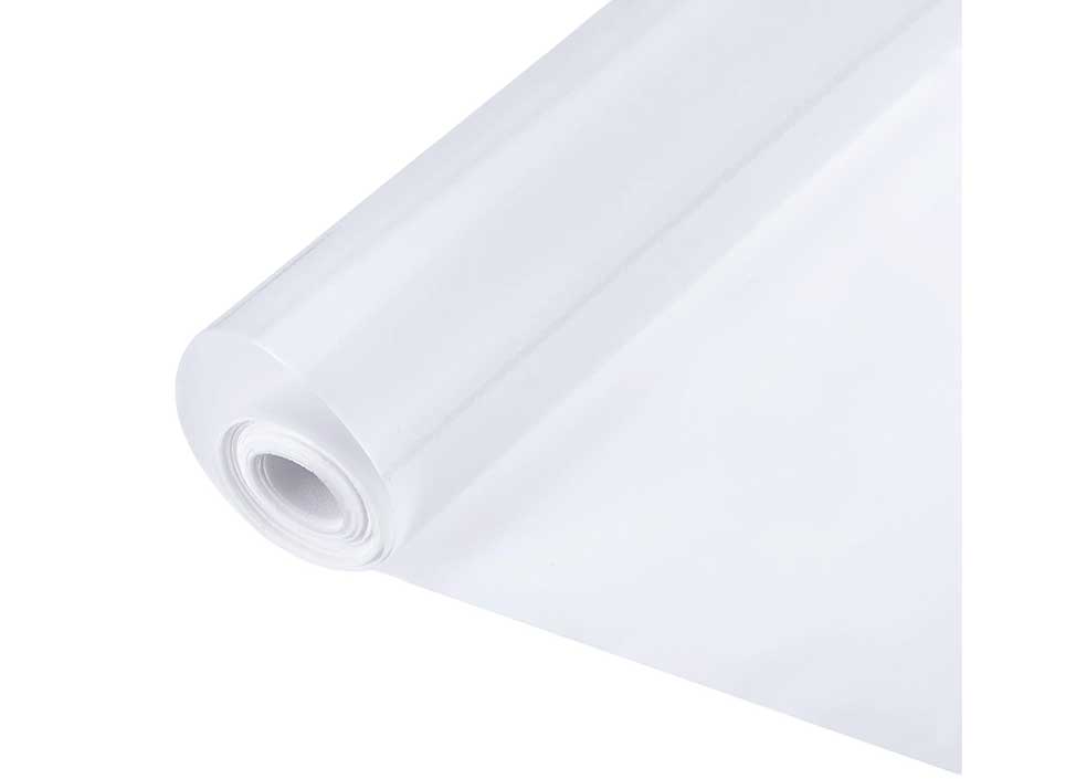 white pvc film