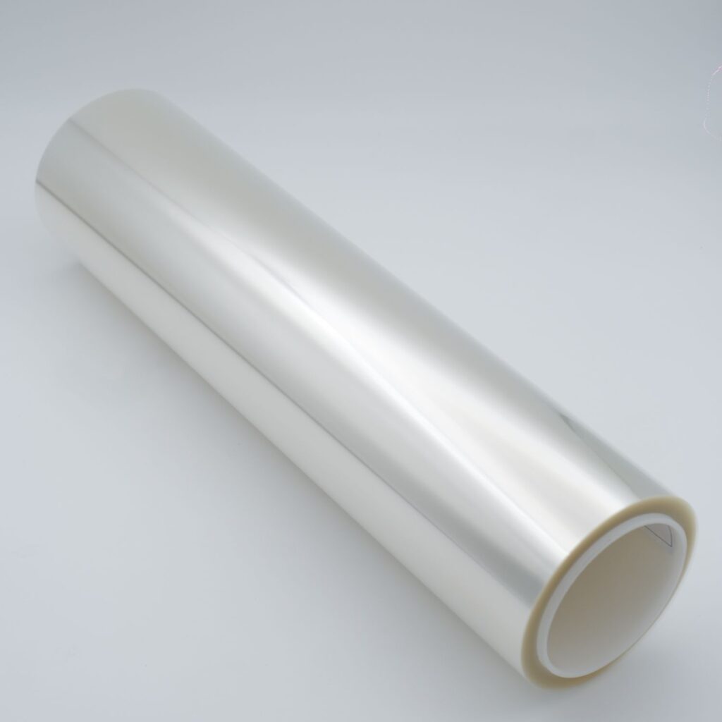 polyester Label Facestock transparent PET film