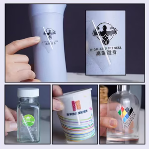 UV DTF Labels for Frosted Bottles